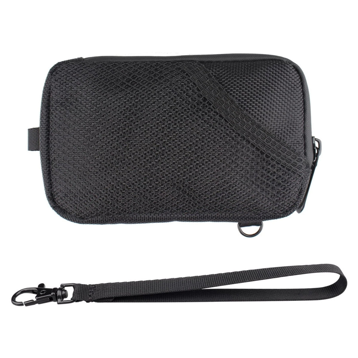 FIREDOG Black Smell Proof Pouch Pocket Sized Odor Proof Travel Storage Bag New