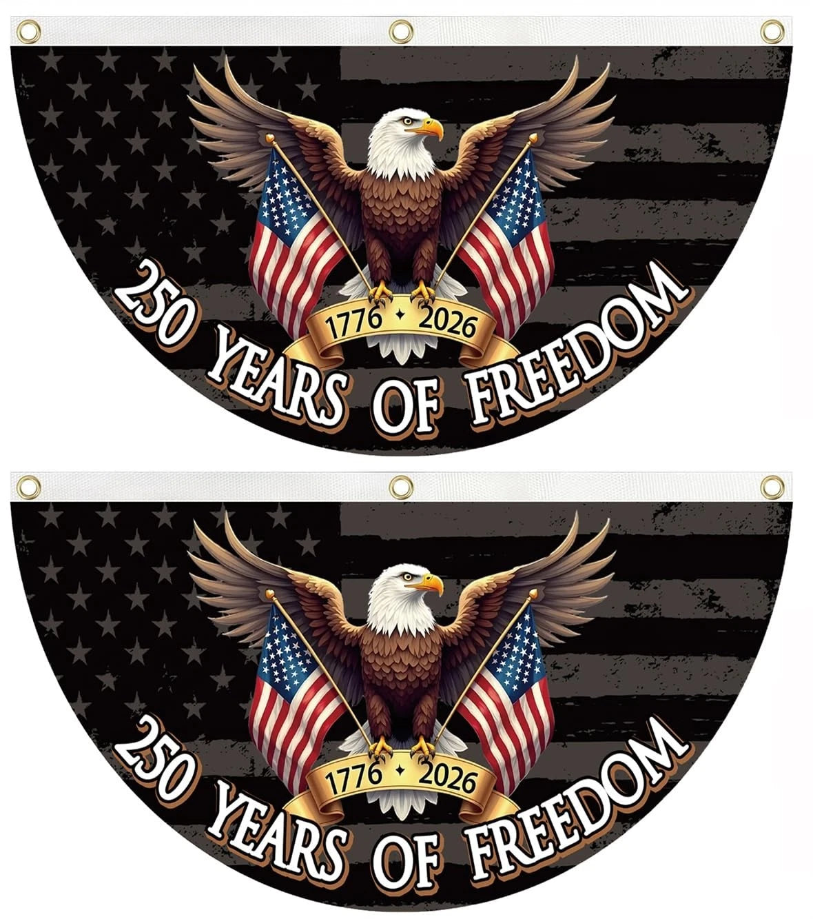 250 year anniversary of Freedom Bunting Flag, 250th Anniversary USA Patriotic...