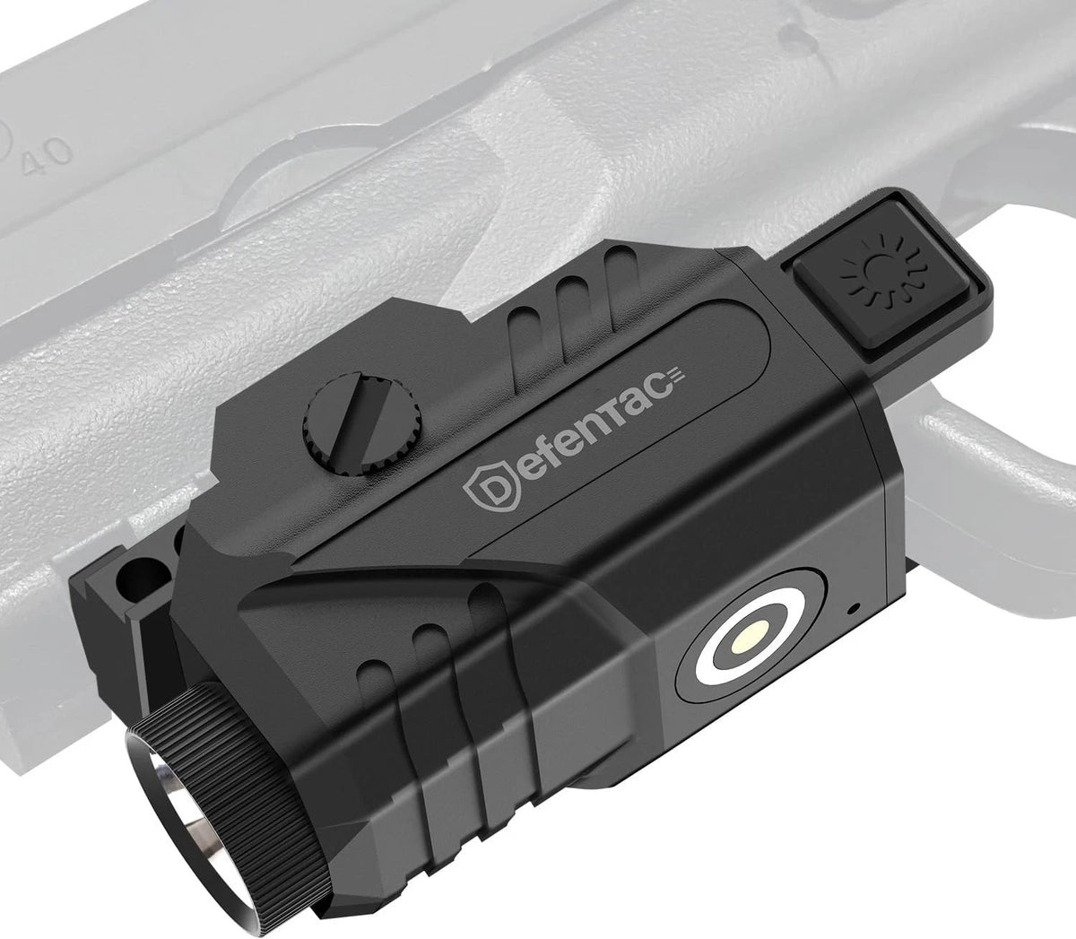 DEFENTAC Pistol Light Strobe Function Guns 600 Lumens Tactical Flashlight New