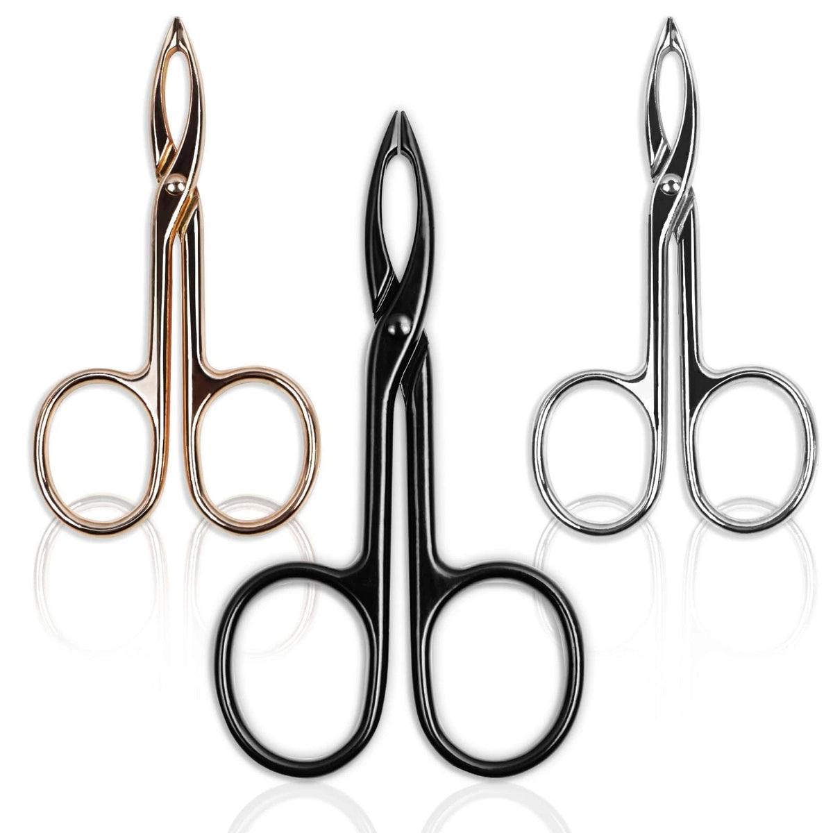 Tweezers for Women Facial Hair 3 Pieces Eyebrow Tweezers,Scissor Tweezer