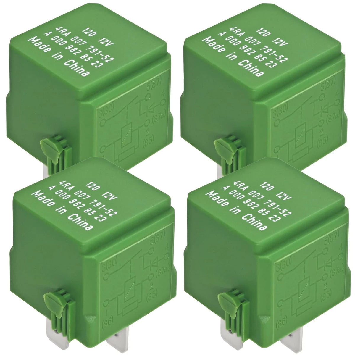 5-Pin Multifunctional Relay (Pack of 4) for Mercedes-Benz - OEM 0025422319, 0025