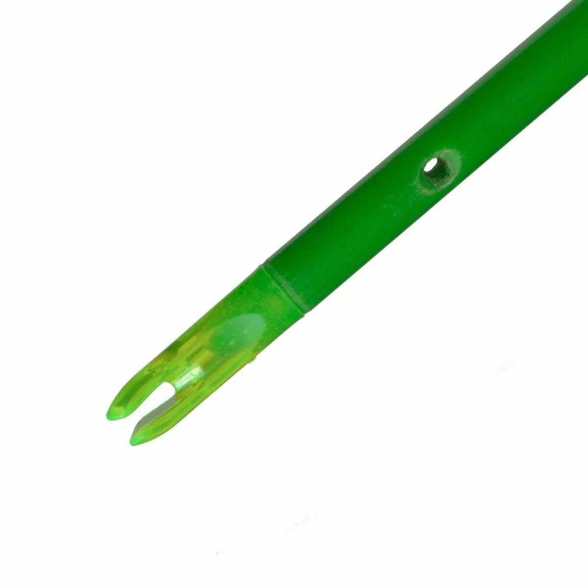 High-Visibility Durable Green Arrow Replacement Nocks for Bowfishing - 6-Pack