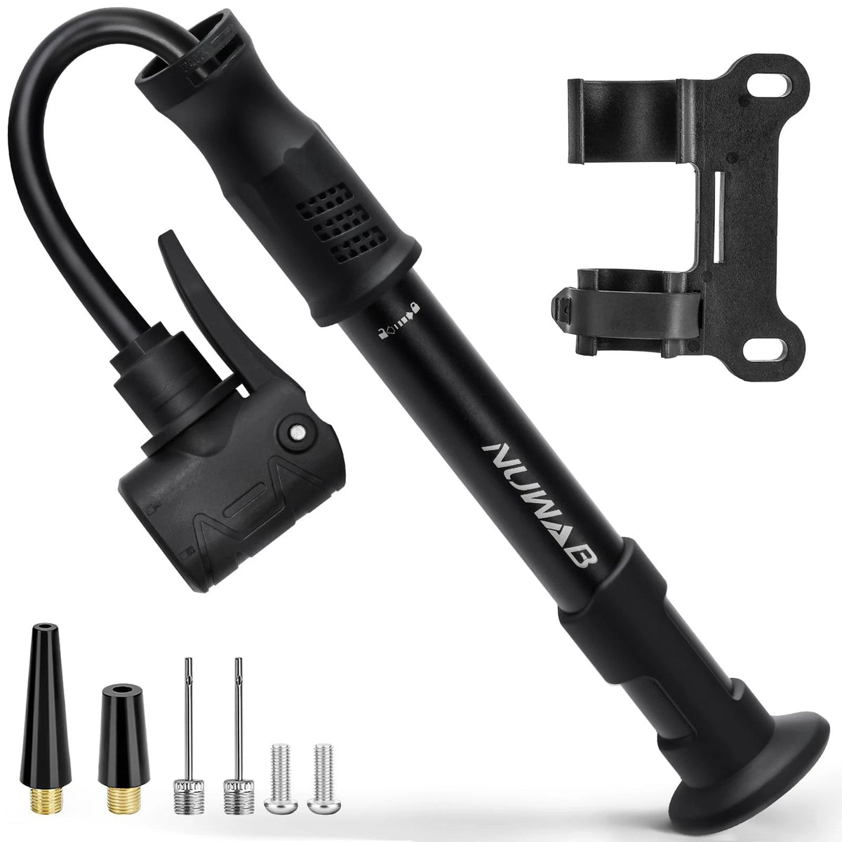 Mini Bike Pump 10 Inch Portable Hand Pump 100PSI Support Shrader Presta Fast Air