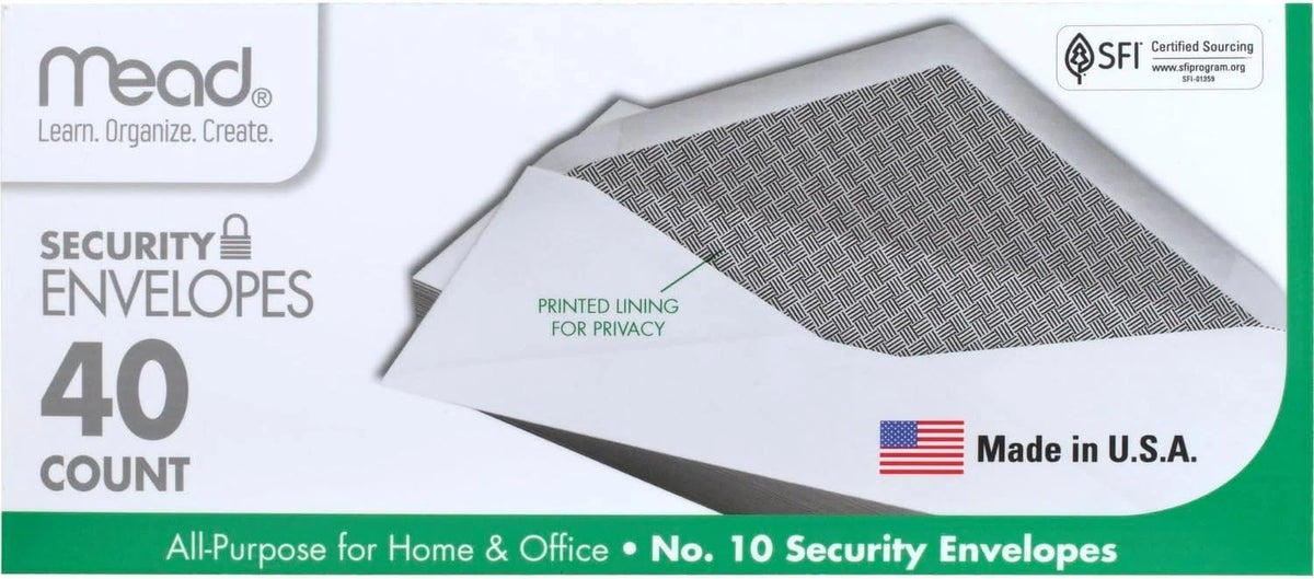 Envelopes, Letter Size, 4-1/8