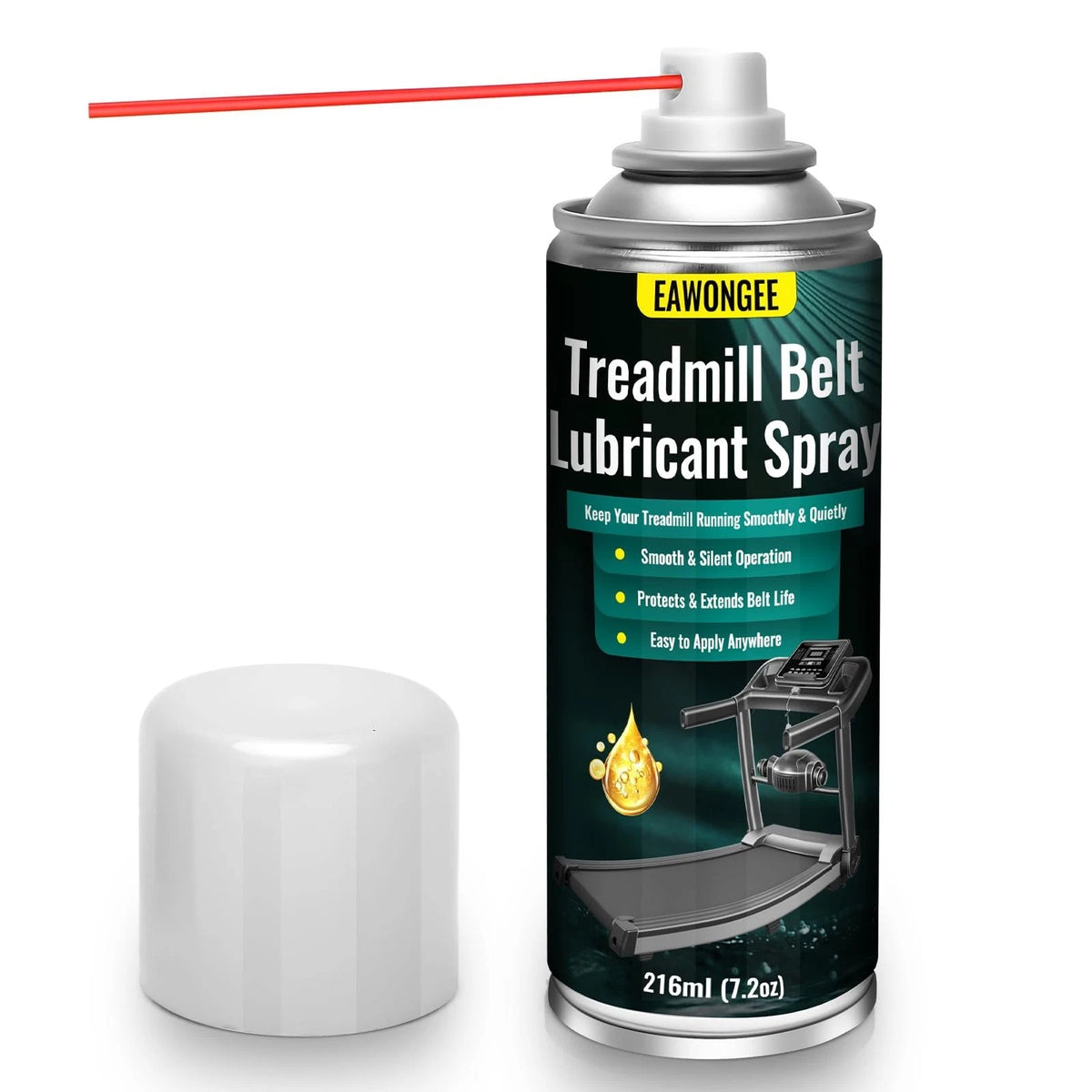 Treadmill Belt Lubricant Spray Silicone Oil 7.2oz High Temperature Resistant