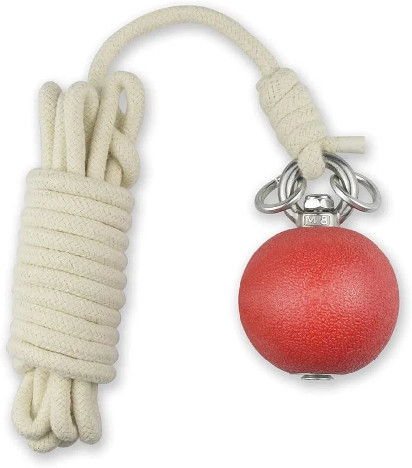 Rope Dart Meteor Hammer Exercise Ball Rubber Meteor Hammer Chinese Kungfu Tra...