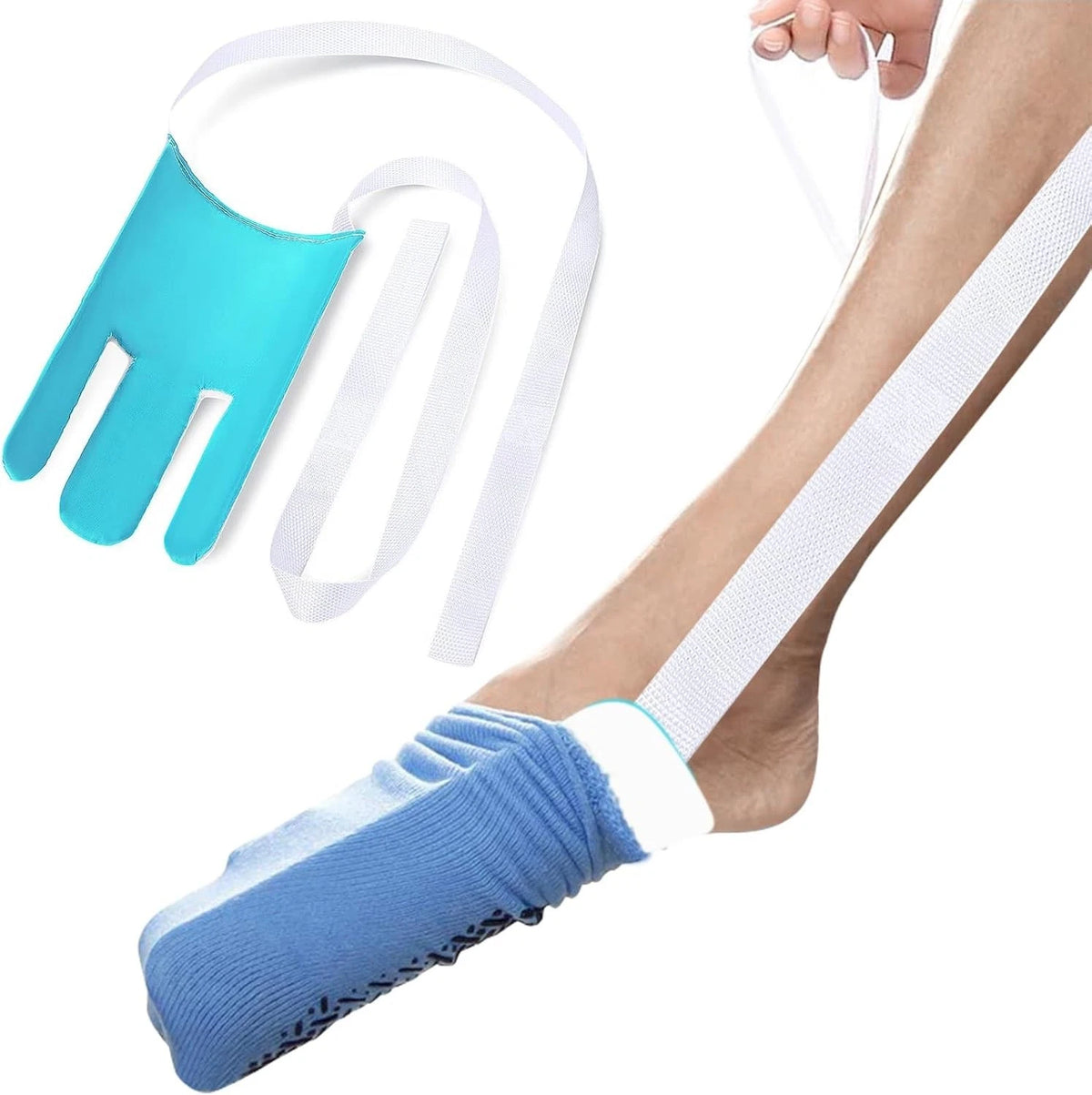 Sock Aid Tool,Easily Pull on Socks without Bending, for Elderly, Disabled,Pregna