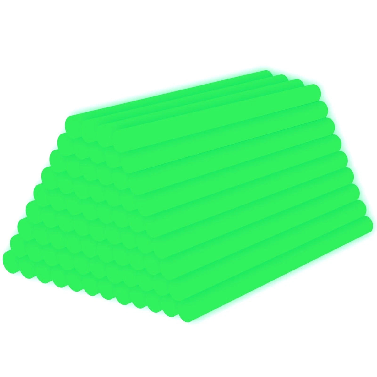 72 Pack Glow in The Dark Glue Sticks Bulk, 0.27x4 Mini Hot Glue Sticks for Car D