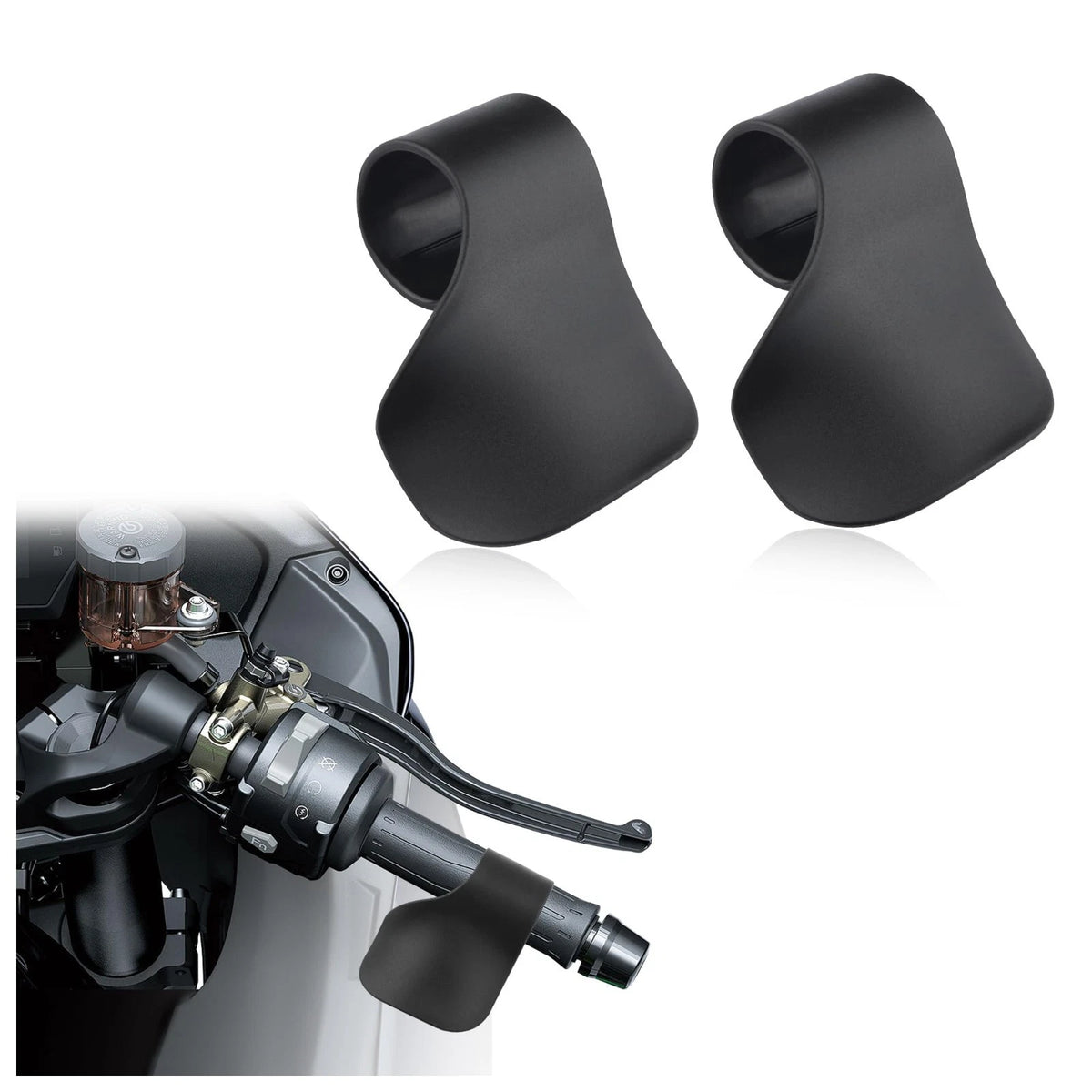 2PCS Motorcycle Cruise Control,AntiSlip Motorcycle Throttle Assist Mounting o...