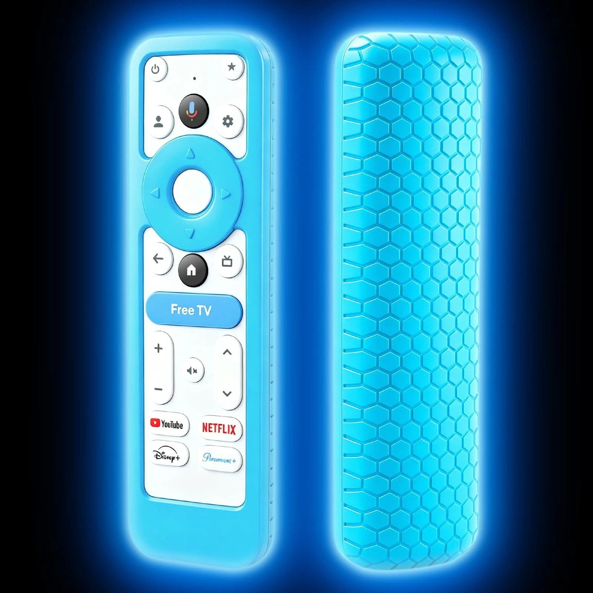 Silicone Protective Case Cover for Onn Google TV 4K Plus/Pro Streaming Device