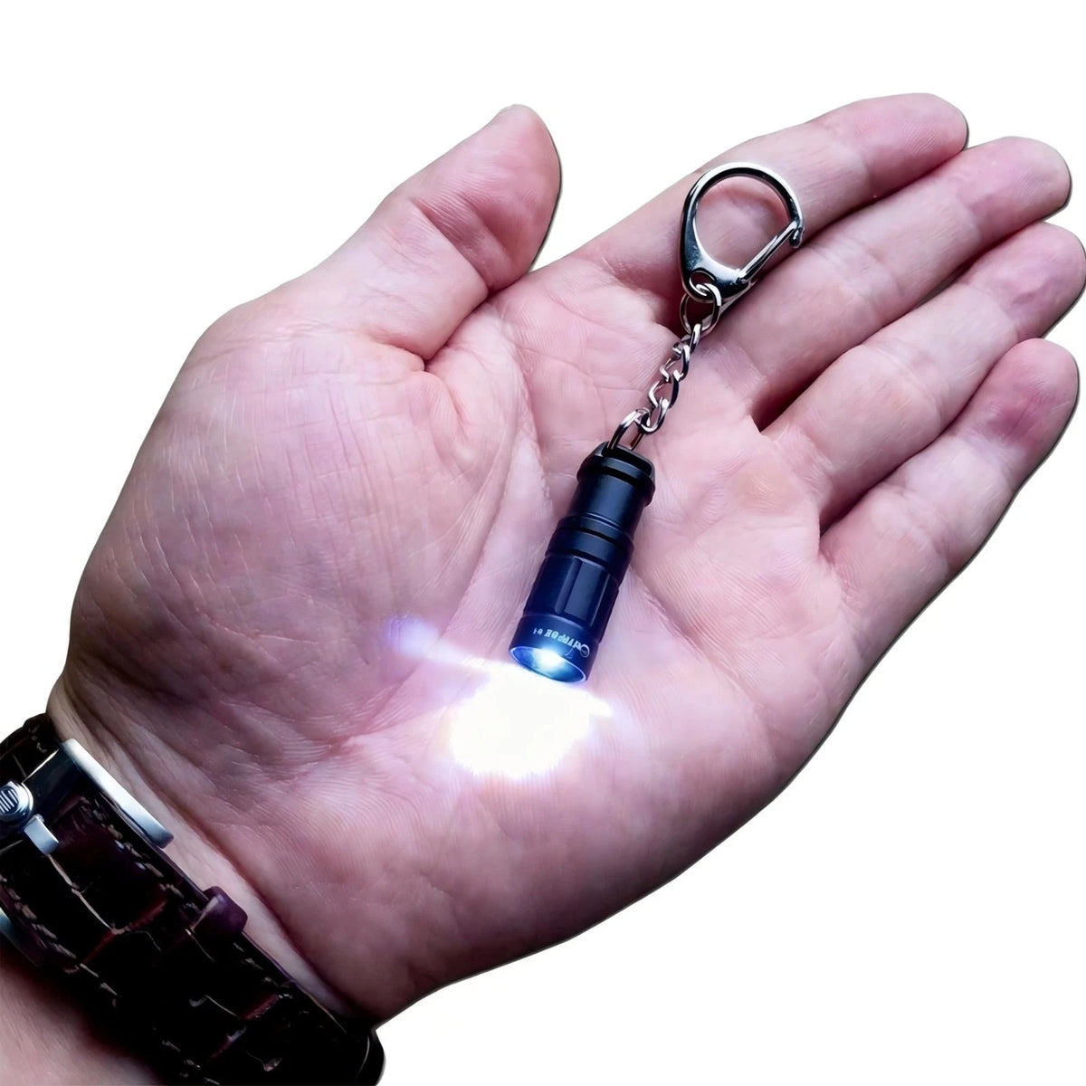e1 Smallest Keychain Flashlight Micro Tiny Mini Keychain Light Long-Lasting