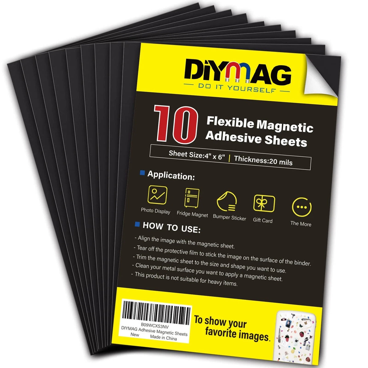 Magnetic Adhesive Sheets, 4