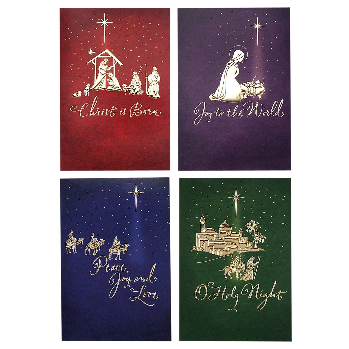 Hallmark Image Arts Religious Boxed Christmas Cards Assortment 4 Designs,