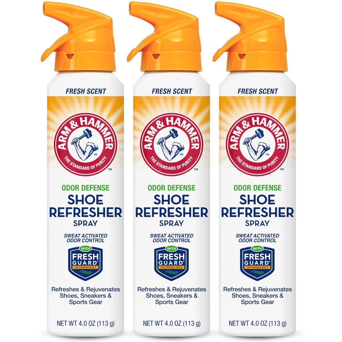 Arm and Hammer Shoe Refresher Spray, Multi-Purpose Odor Remover for All Types O