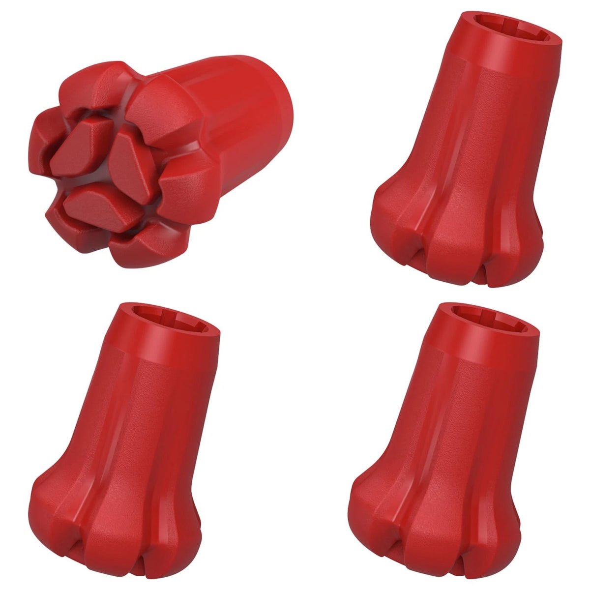 Hiking Pole Tips, 4Pcs, Rubber, Wear Tear Resistant, for Trekking Poles, Wa