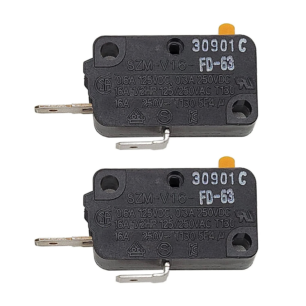 SZM-V16-FD-63 Switch OEM Mania - 2Pk New OEM Produced for LG GE Starion Microwav