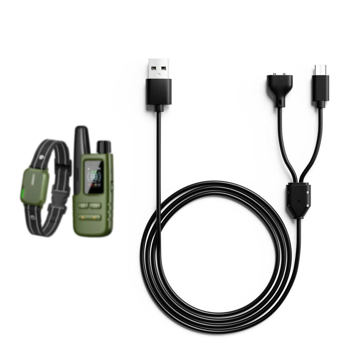 Replacement Charger Cable for Jugbow Dog Shock Collar 2-in-1 Magnetic USB-C