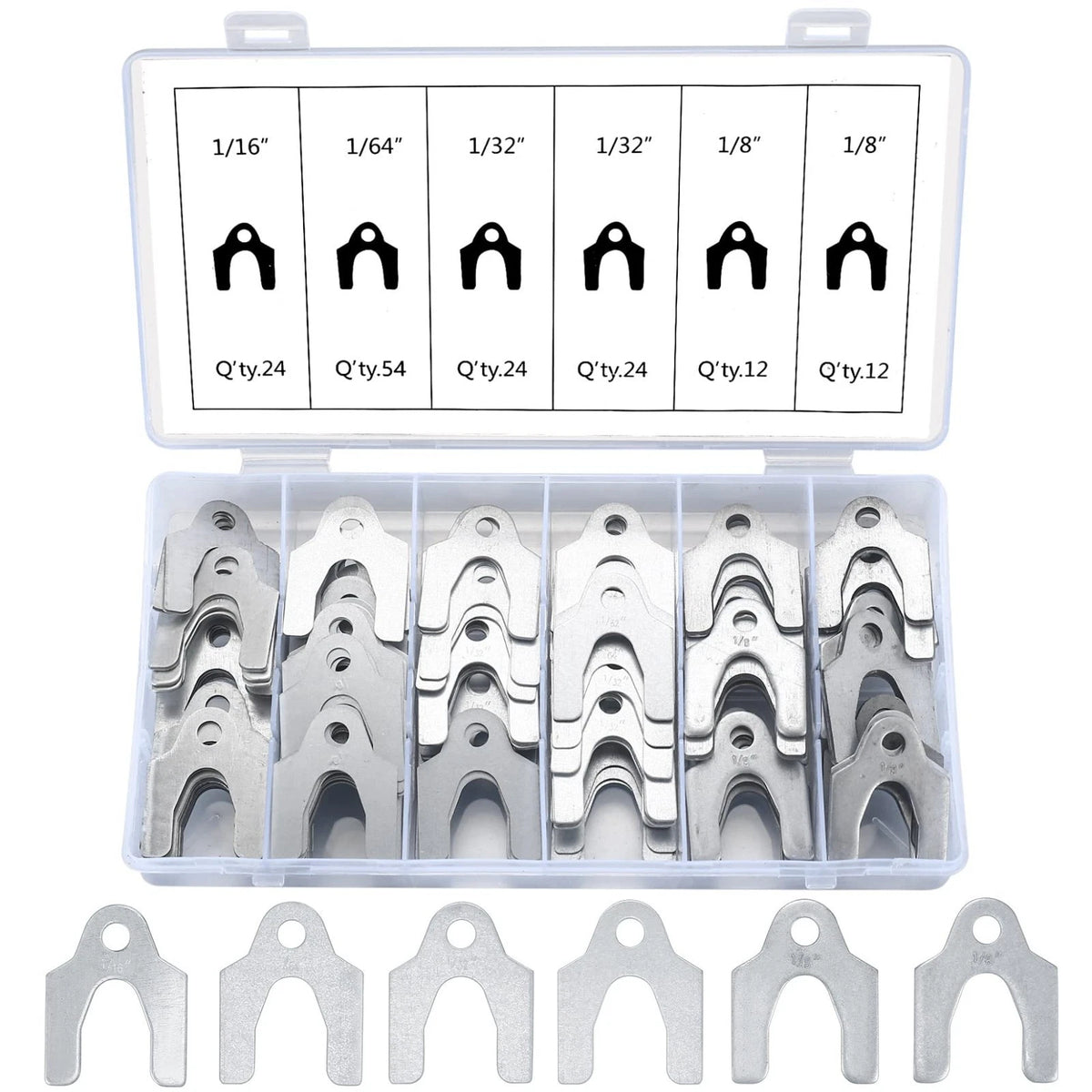 150 Pcs Auto Alignment Body Shims Car Alignment Shims Spacers Assortment Kit New