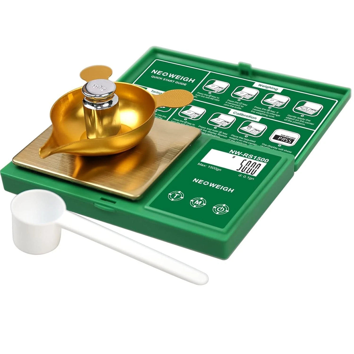 Reloading Scale, Powder Scale for Reloading, 1500 grains x 0.1 gn,