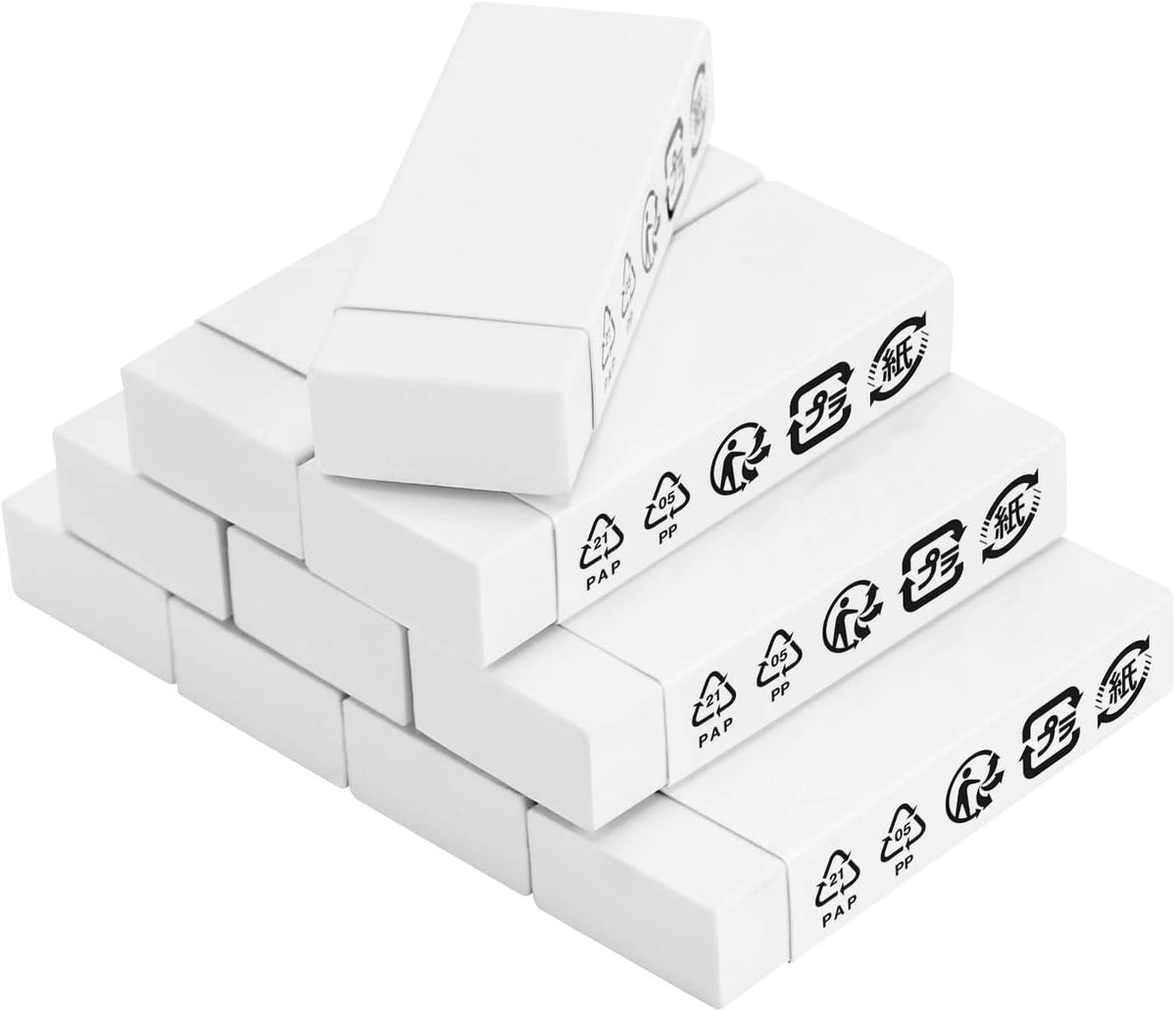 Block White Eraser, 10 Count (Pack of 1)