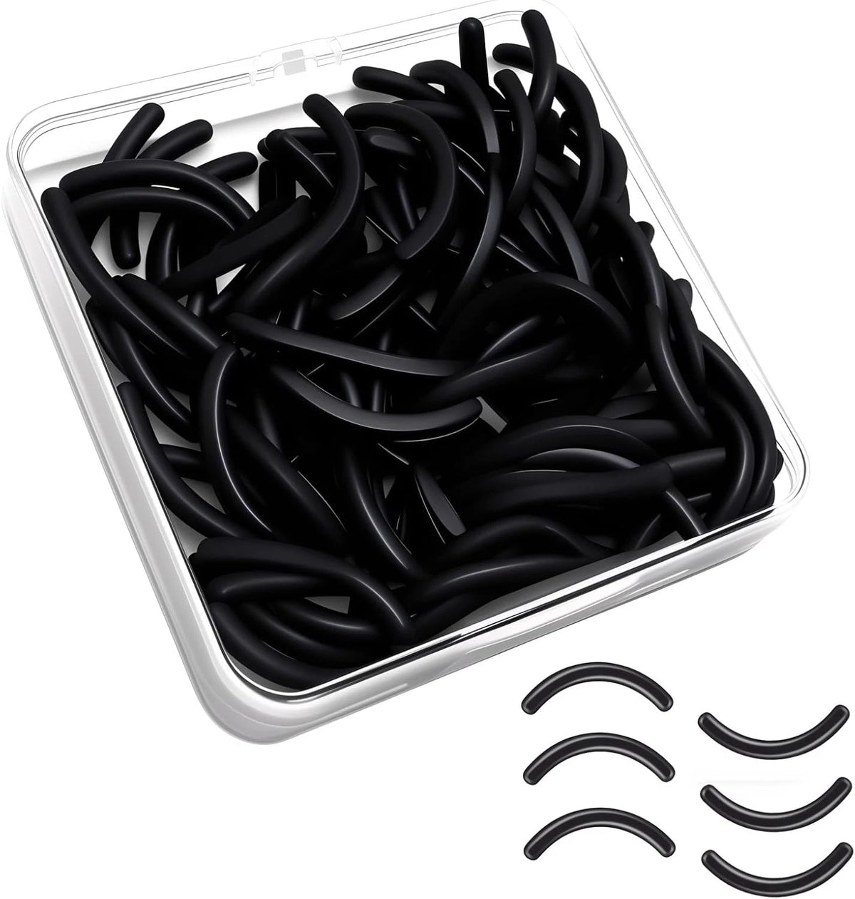80Pack Fit for Shiseido Eyelash Curler Refill Pads,High Elasticity Silicone Repl