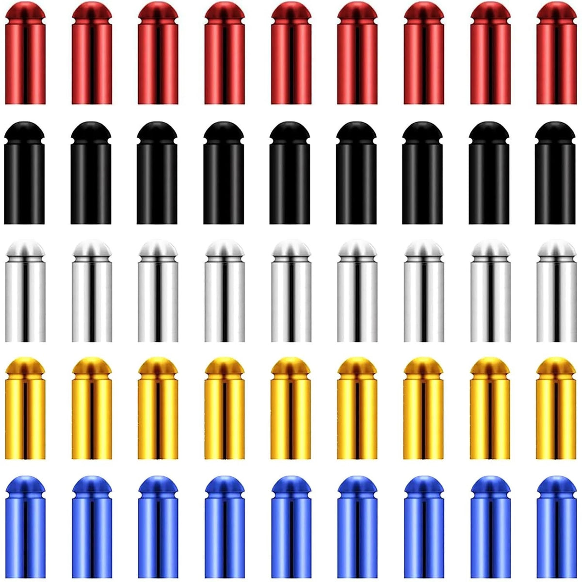 45 Pcs Dart Flight Wing Savers Protectors Aluminum Alloy Dart Wing Corrector Fix