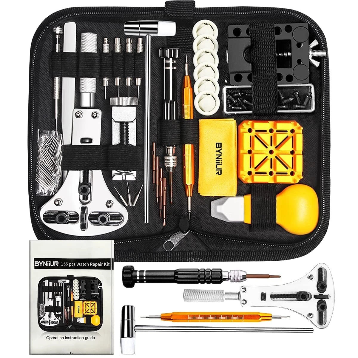 Watch Repair Kit 155 PCS - Ultimate DIY Watch Maintenance & Battery Replacement