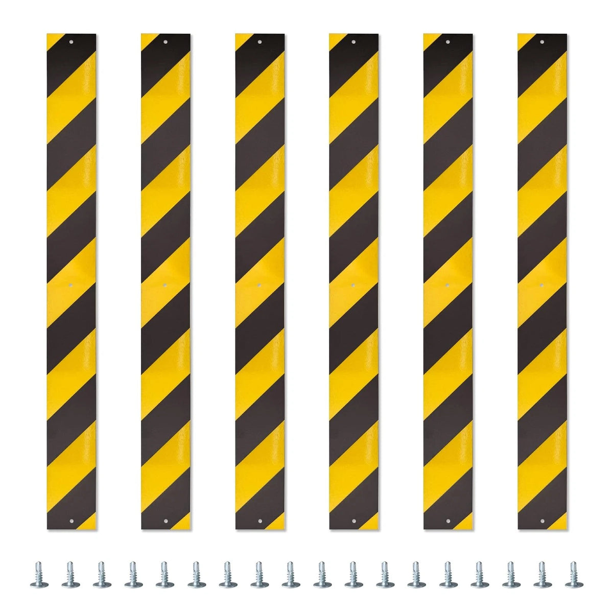 6 Pcs Reflective Sign Post Panels 30 3 Aluminum Reflectors for Post Reflective R