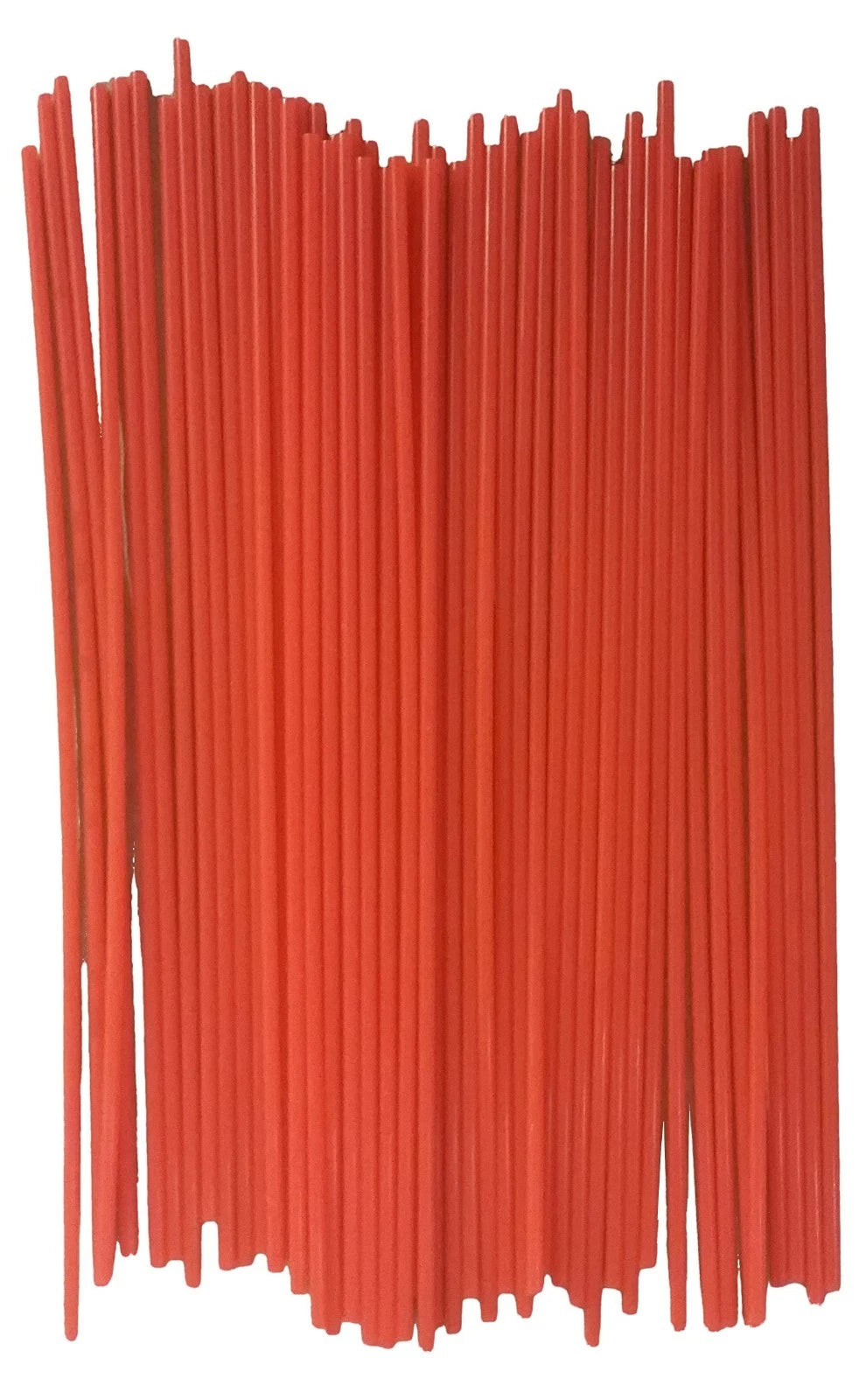 100 Pack 6 Aerosol Spray Can Red Plastic Straws Tip Extension Tubes Cleaning NEW