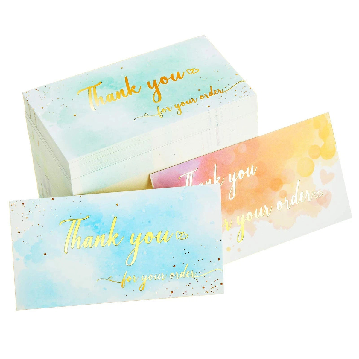 300 Pieces Thank You for Your Order Cards Business Thank You Cards Small Busines