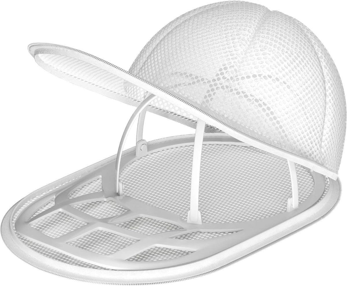 LONGD Baseball Cap Washer Cage - Sturdy Frame Laundry Protector for Adult/Kids
