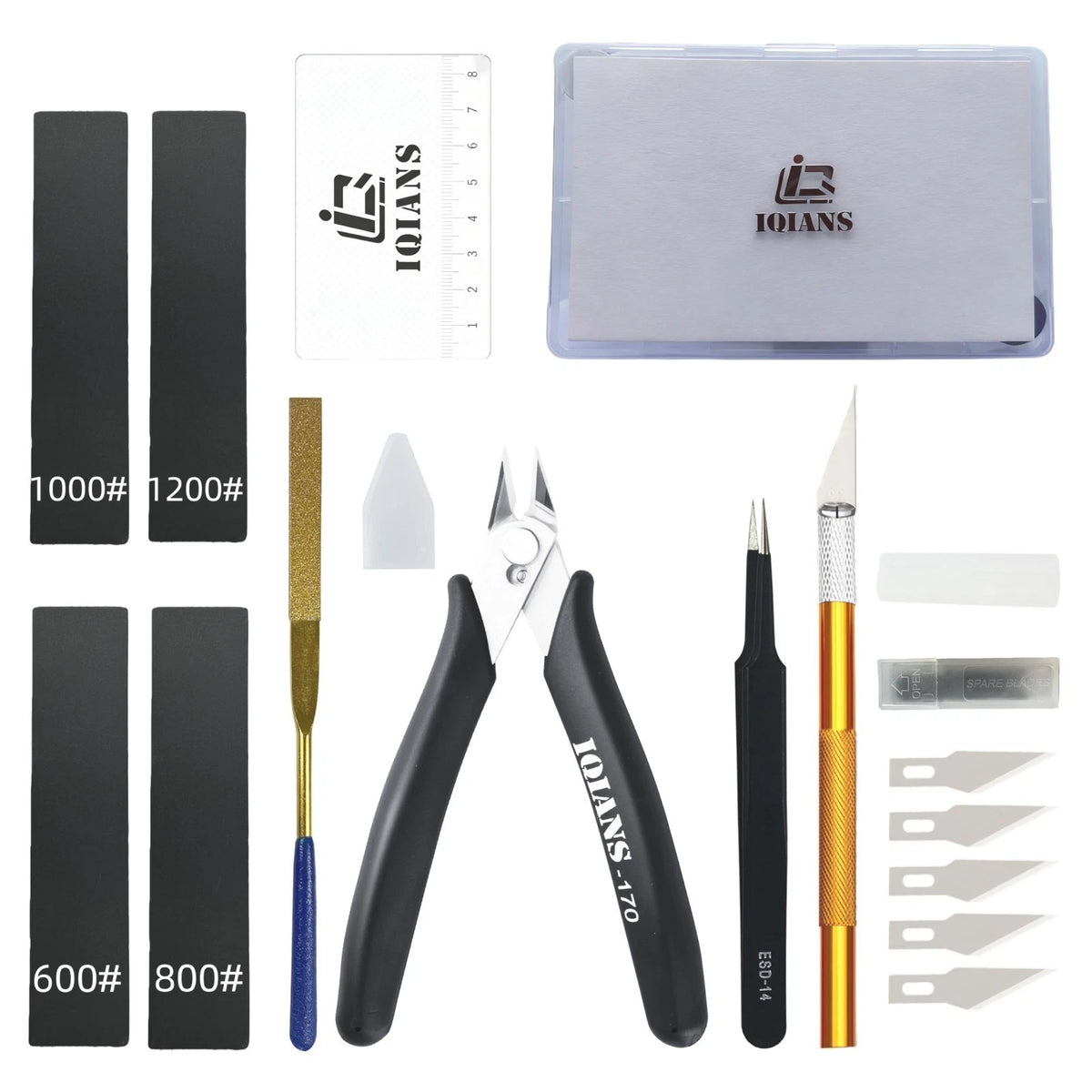 15PCS Basic Hobby Model Tool Kit for Model Building, Gunpla & 3D Printing, Pr...
