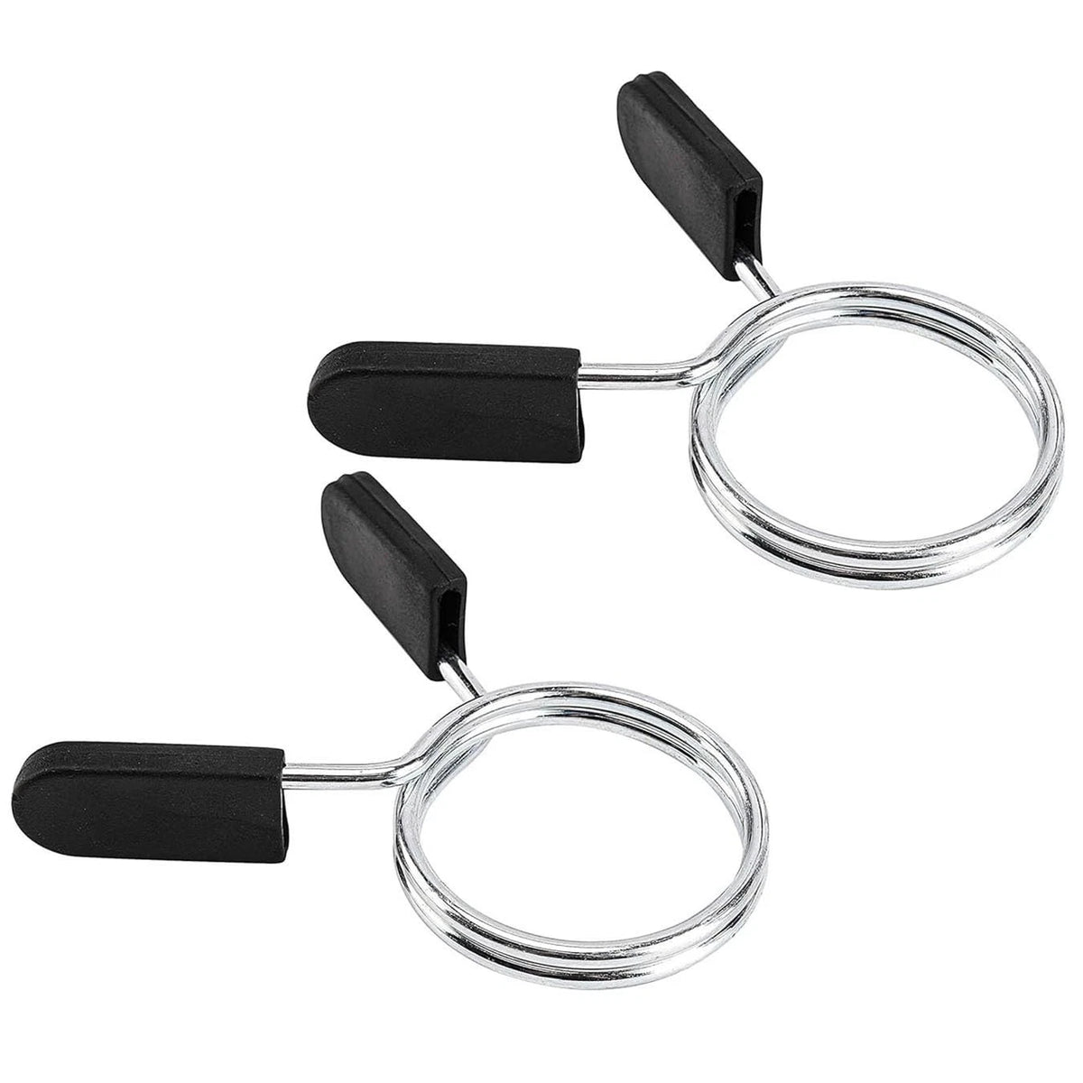 2 Pcs Barbell Weight Bars Clips Clamps 2 Inch for Olympic Bar Spring Lock Collar