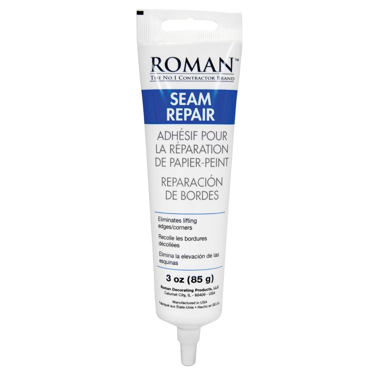 Seam Repair Adhesive - Sealer for Wallpaper Tears and Loose or Overlapping Edges