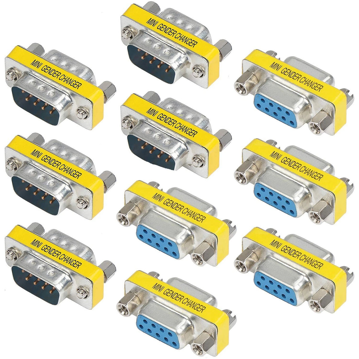abcGoodefg 9 Pin RS-232 DB9 Male to Male Female to Female Serial Cable Gender...