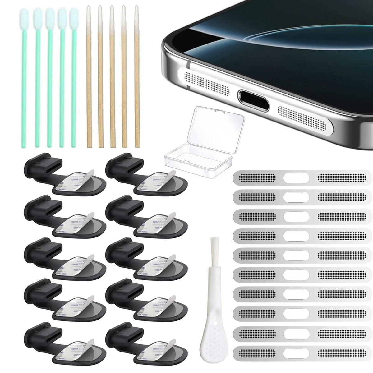10-Pack USB C Dust Plug, Phone Accessories for iPhone 17 16 15/16 Plus /16 15...