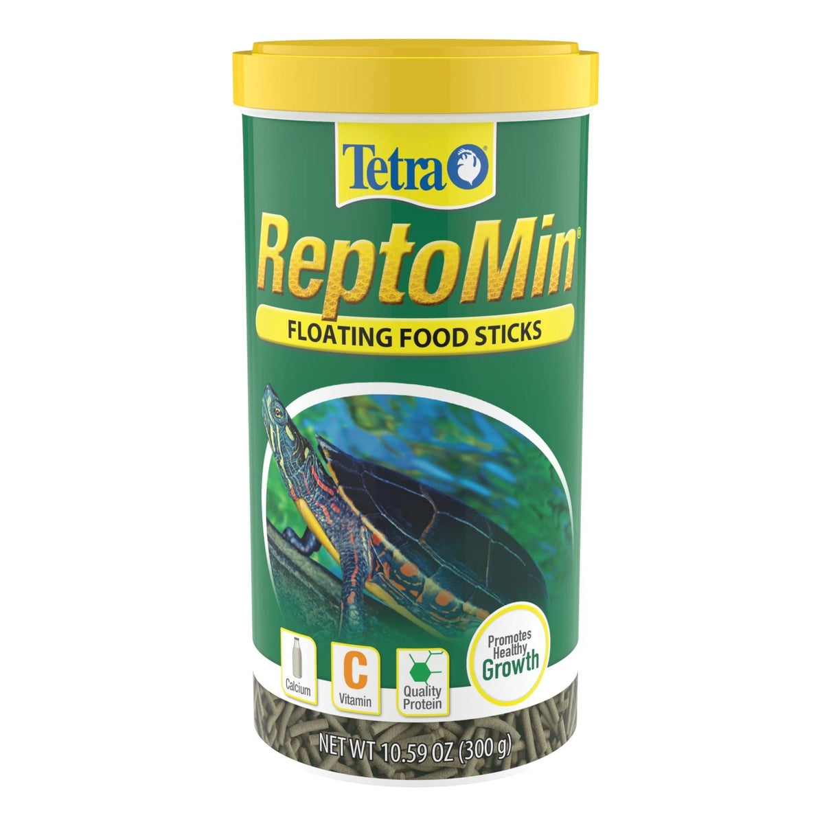 Reptomin Floating Food Sticks, Food for Aquatic Turtles, Newts and Frogs, 13.22