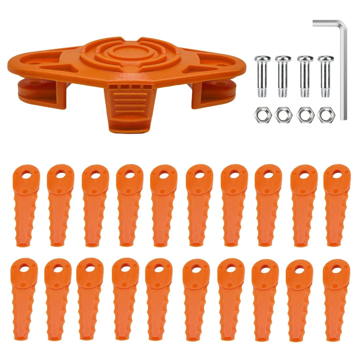 Replacement Bladed Head, Compatible with Worx WG150, WG154, WG163, WG165, WG175,