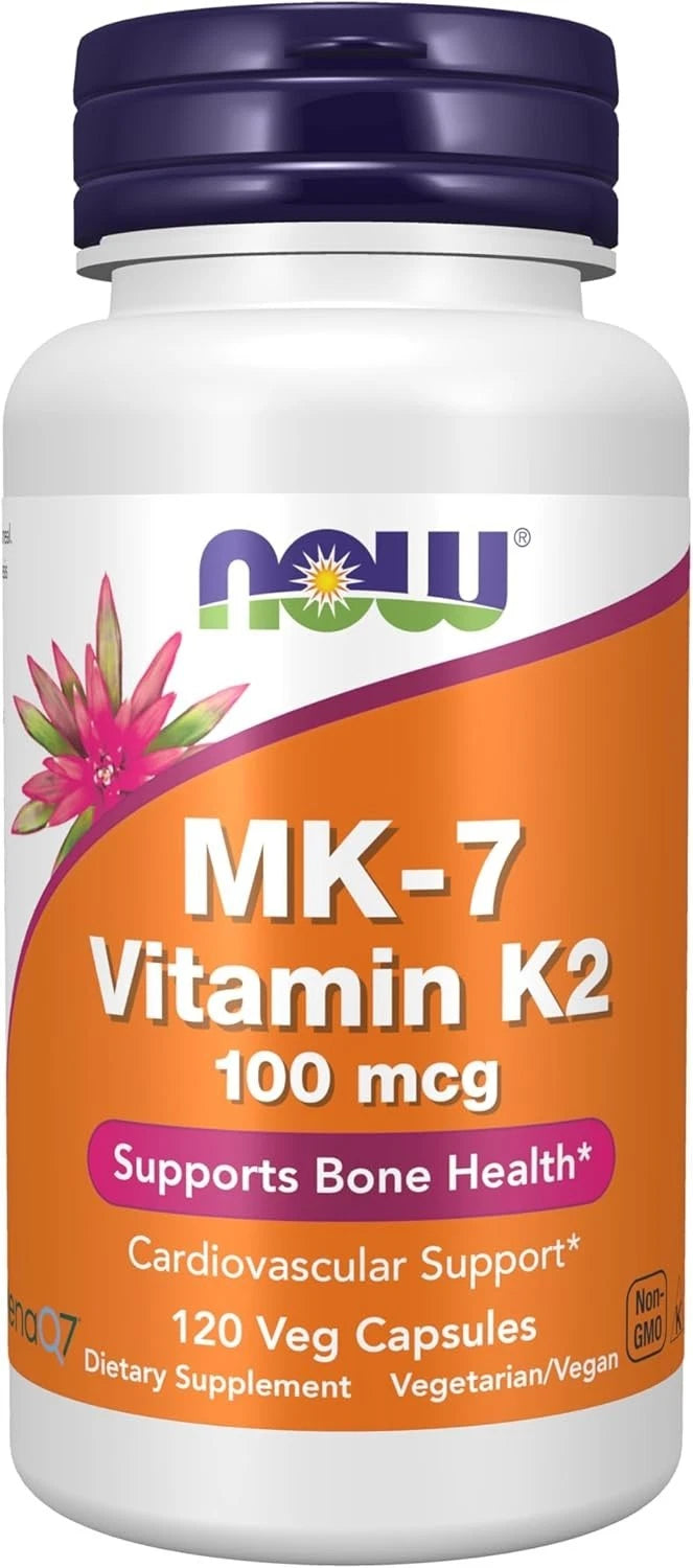 NOW Foods Supplements, MK-7 Vitamin K-2 100 Mcg, Cardiovascular Support*, Suppor