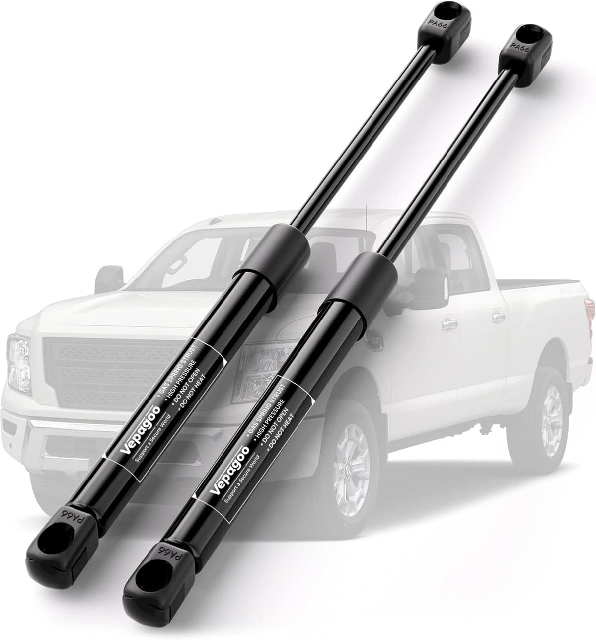 Vepagoo Front Hood Struts Shocks for Nissan Titan XD 20162022, Hood Lift Supp...
