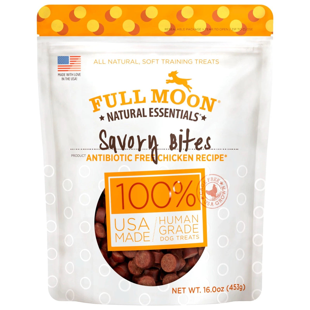 Full Moon® Essential Chicken Savory Bites Dog 1 Pound (Pack of 1),