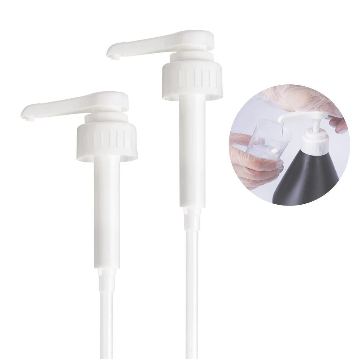 LET’S Resin Gallon Pump Dispenser, 10CC 2Pcs Heavy-Duty Leak Proof Resin Pump Di