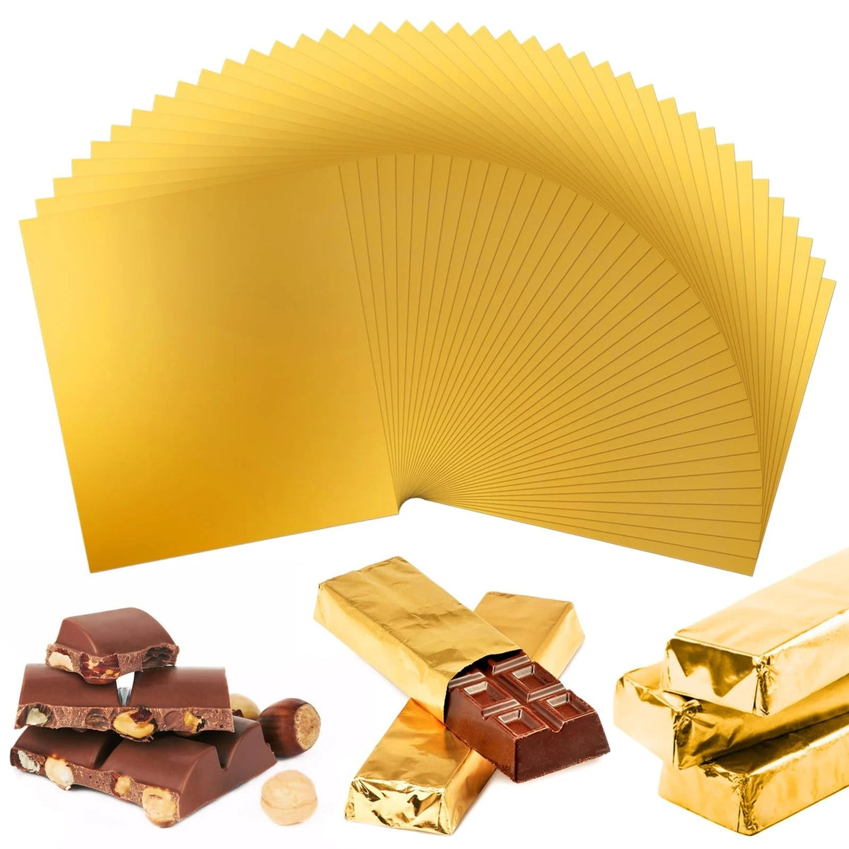 100Pcs Chocolate Bar Wrappers, 6