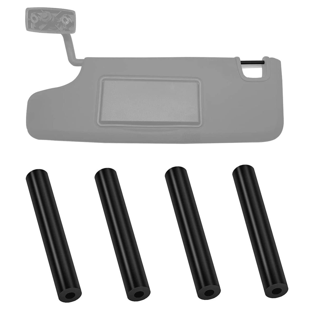 Sun Visor Repair Kit for Jeep Wrangler JK JKU 2007-2017,Sunvisor Repair Tube