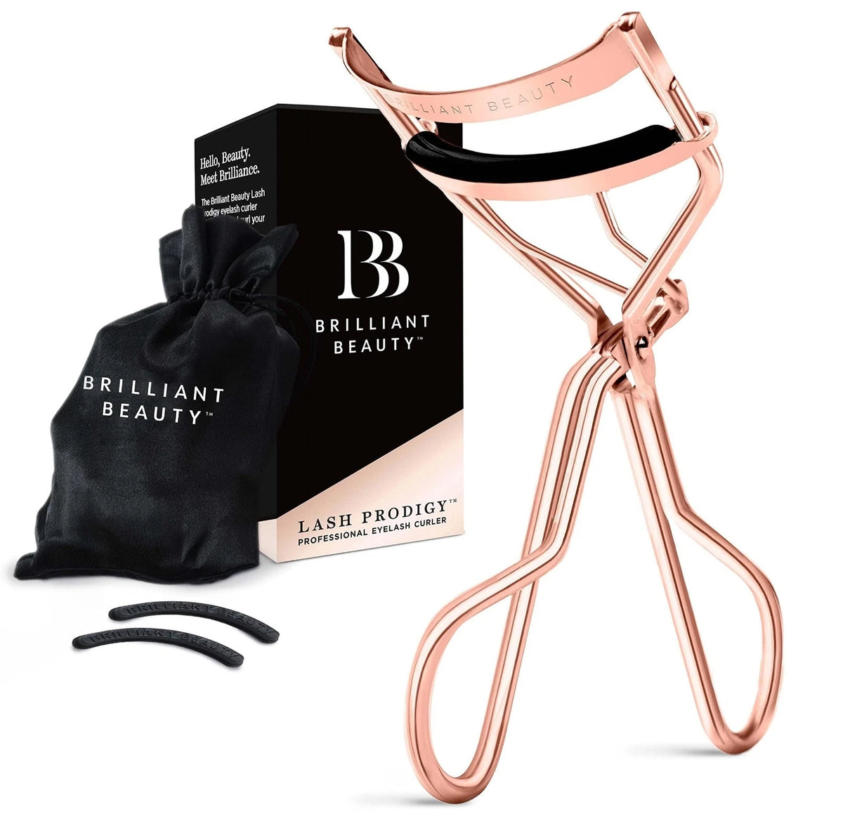 Beauty Eyelash Curler Satin Bag Refill Pads - Award Winning - No