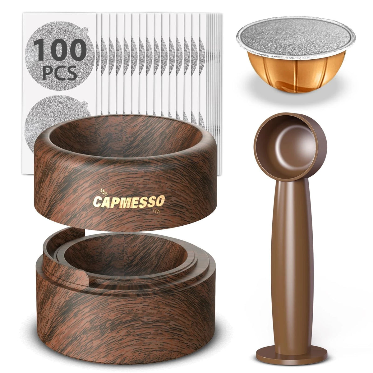 Reusable Vertuo Pod Refill Kit: Faster Seal Reusable Nespresso Vertuo Pods wi...