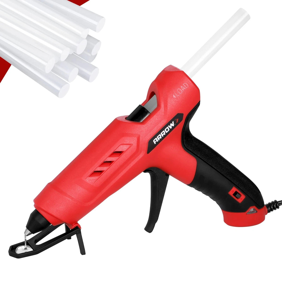 Heavy Duty Hot Glue Gun Kits w/12PC Glue Gun Sticks High/Low Temp Glue Gun