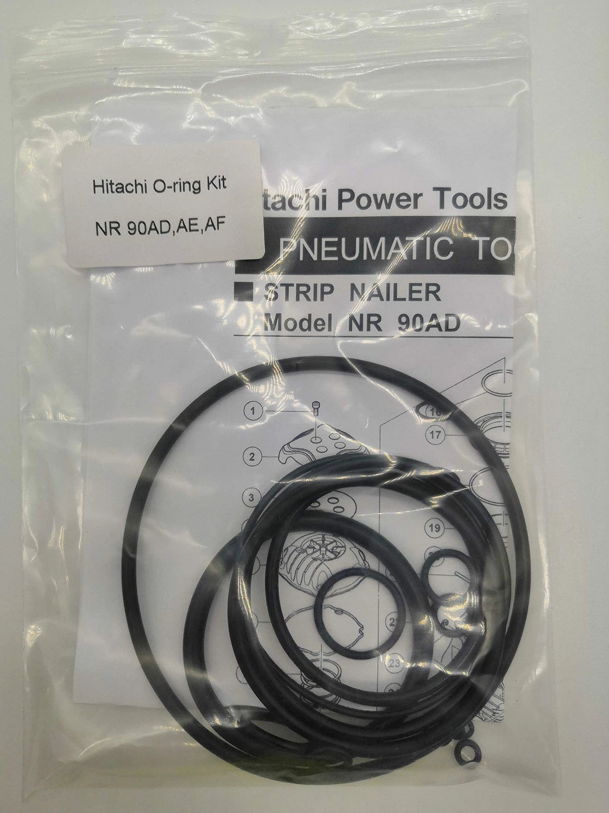 NR90AD NR90AE NR90AF O-Ring Rebuild Kit for HITACHI 3-1/2