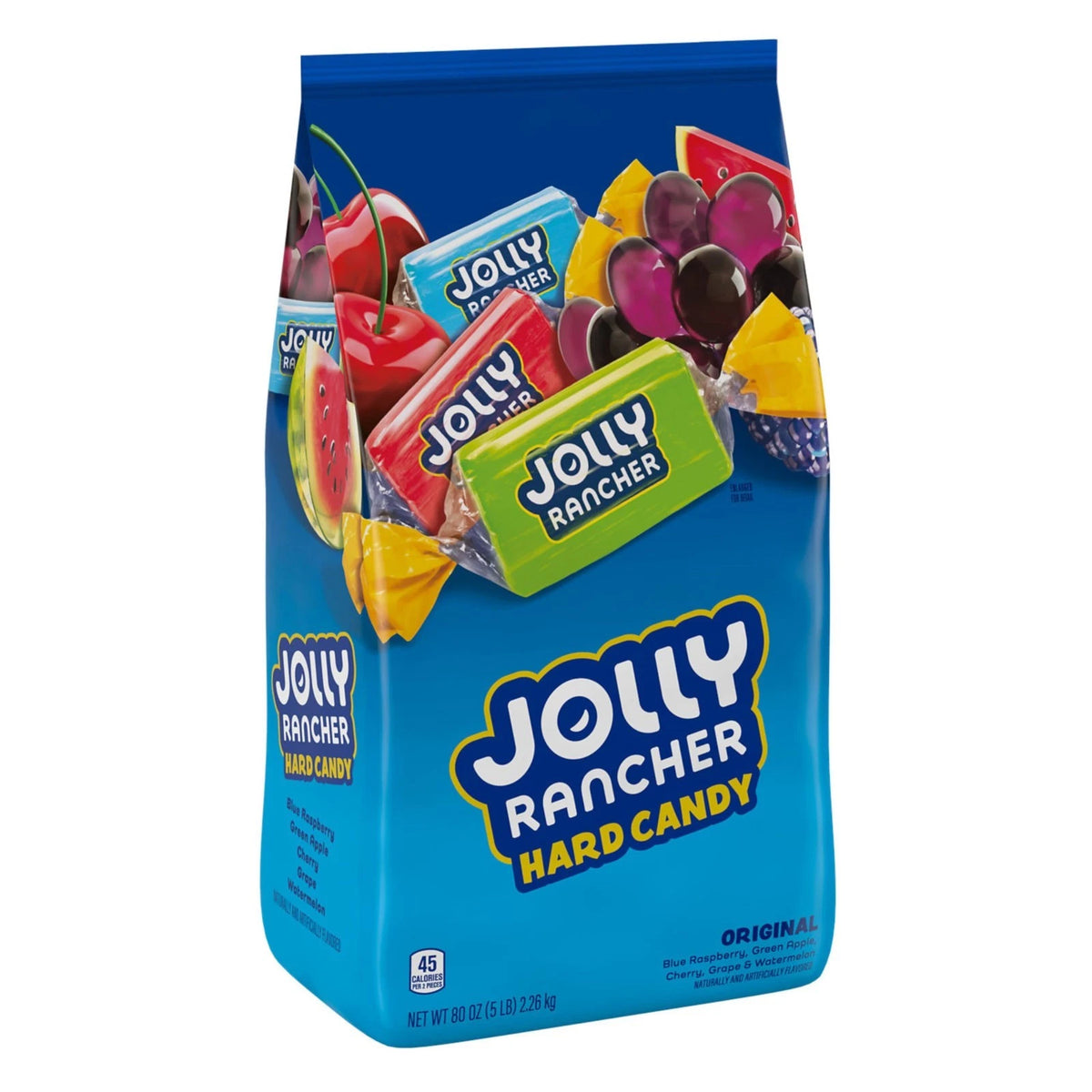 JOLLY RANCHER Assorted Fruit Flavored 5 lb (360 Pieces) (Pack of 1), Multi