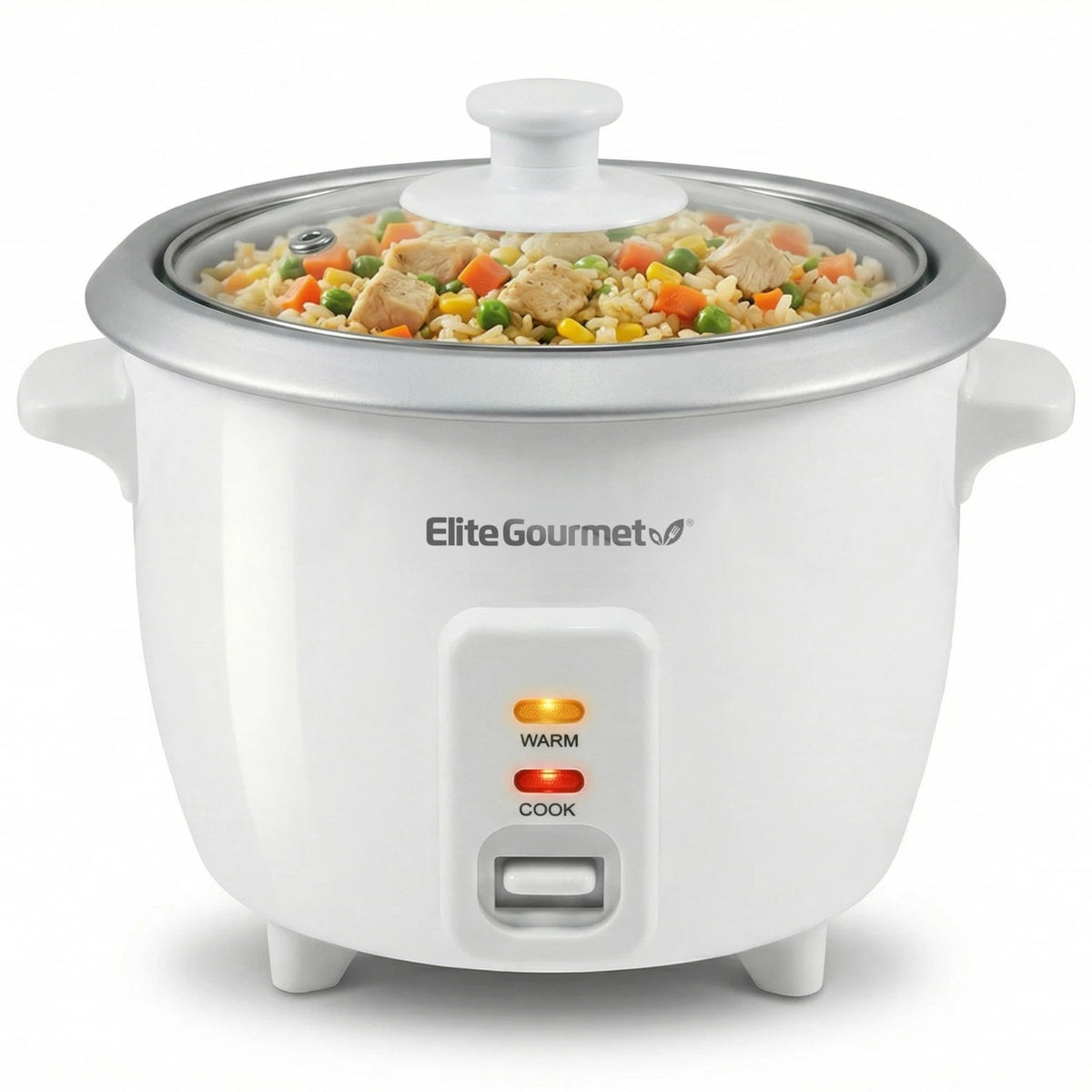 Electric Rice Cooker with Automatic Keep Warm 6 Cups Cooked (3 Cups Uncooked)